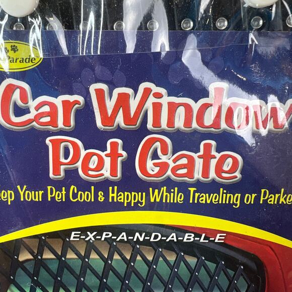 Car Truck Expandable Window Pet Gate Dog Cat New Sealed Lets Air In Pet Parade - Picture 5 of 6